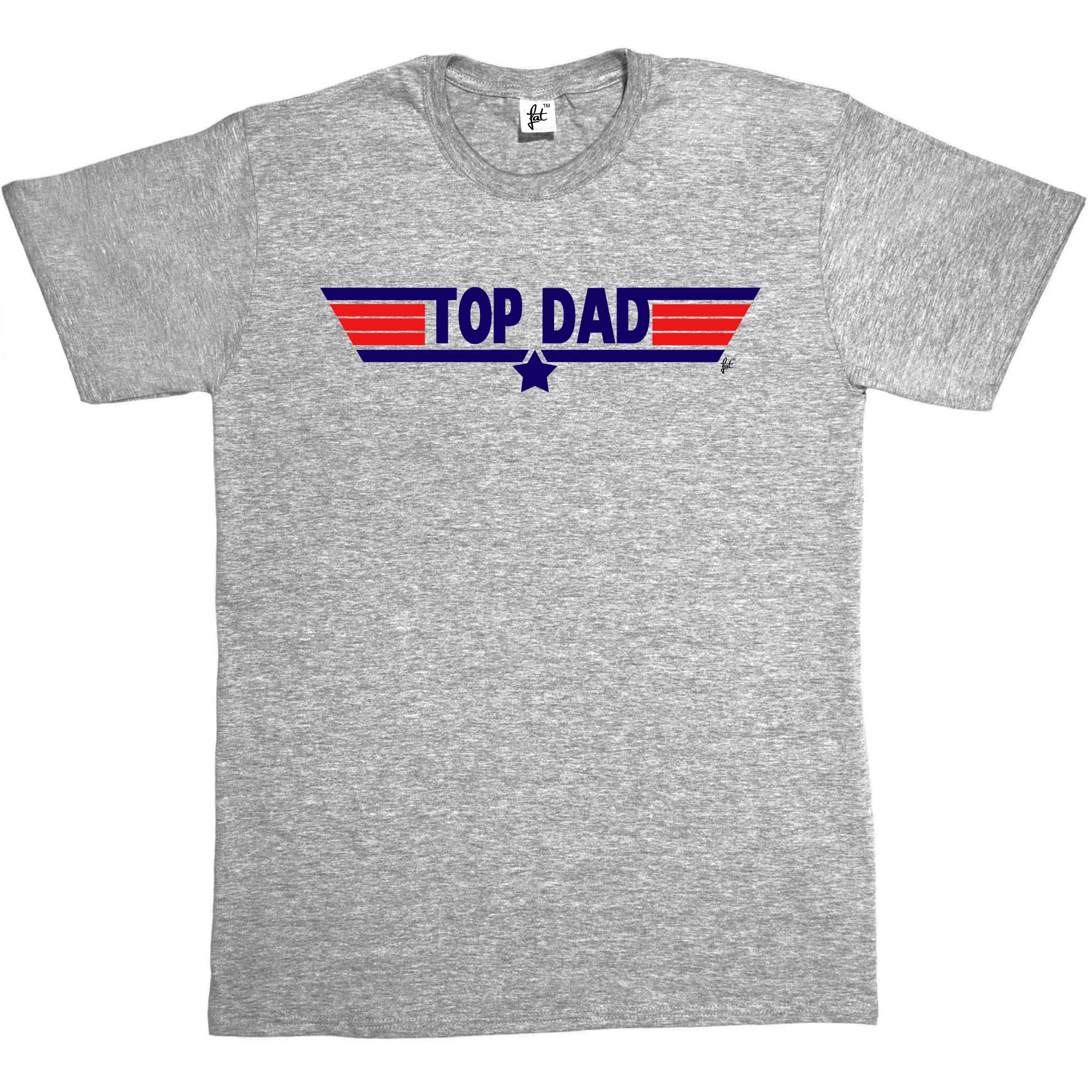 Top Dad Fathers Day Birthday Gift Top Gun Present Christmas Mens TShirt eBay