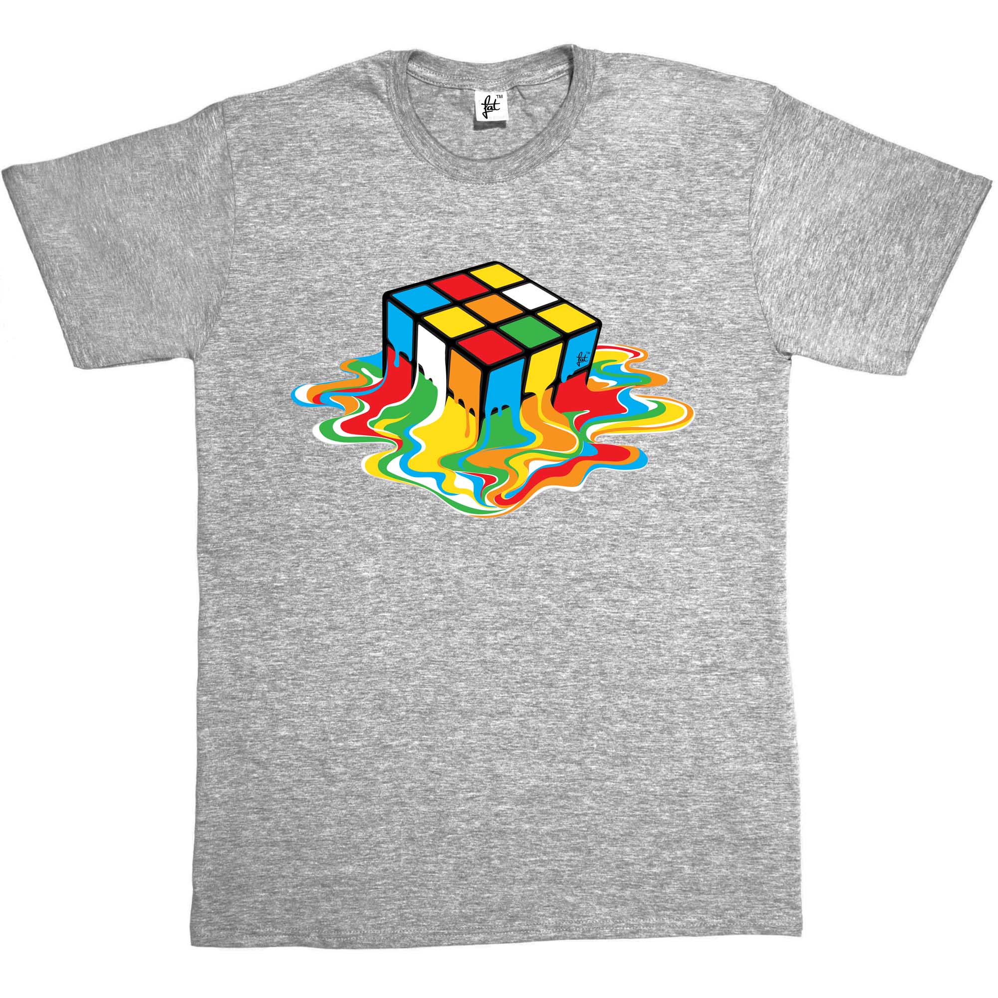 rubix cube melting shirt